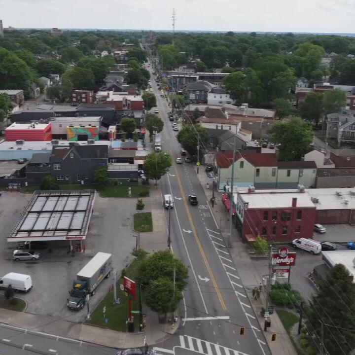 The Highlands via drone